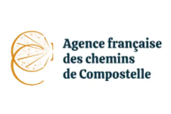 Le logo de l'Agence française des chemins de Compostelle.