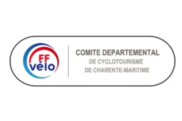 Le logo de la Fédération Française de cyclotourisme de Charente Maritime.